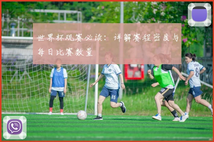 世界杯观赛必读：详解赛程密度与每日比赛数量